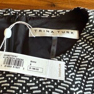 Trina Turk Monochrome Patterned Dress